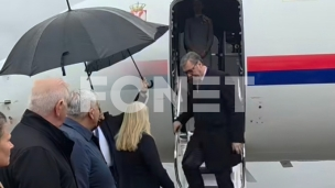 Doček na aerodromu u Mostaru